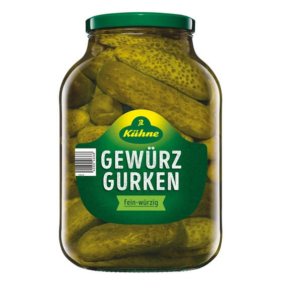 Gewürzgurken Auslese 2,45kg/1,38kg Kühne