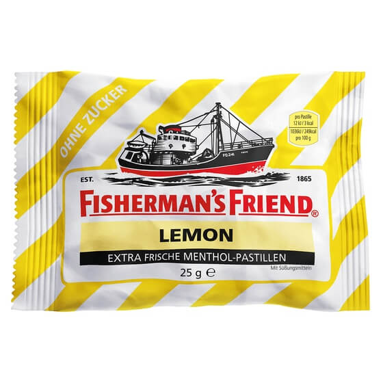 Fisherman's Friend Lemon Pastillen ohne Zucker 24x25g