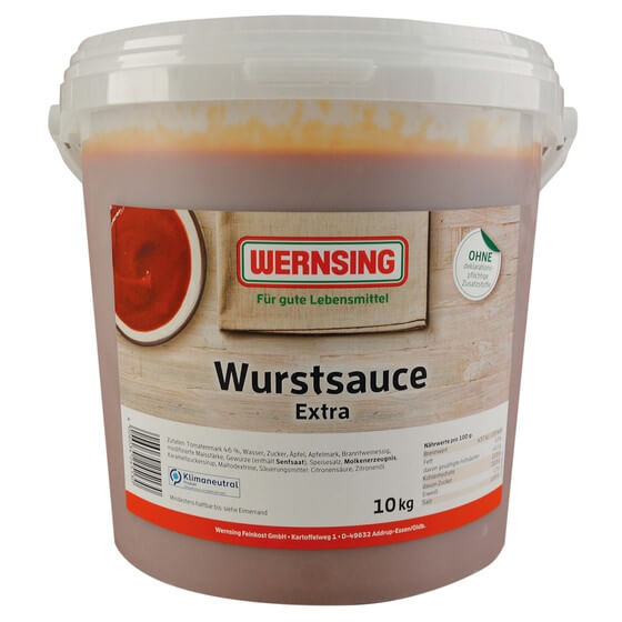 Wurstsauce Extra 10 KG Wernsing  (Currysauce)