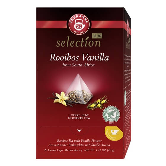 Luxury Cup Rooibos Vanilla 20 Btl. Teekanne