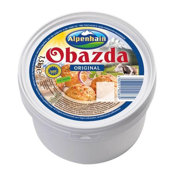 Obazda Terrine 1,5Kg Alpenhain