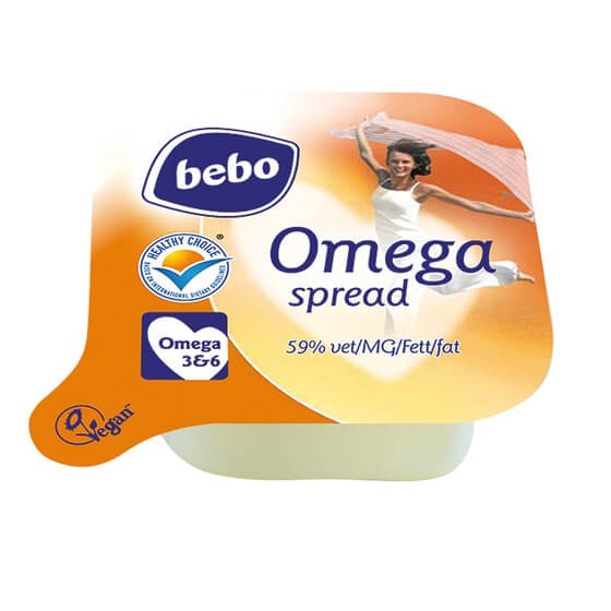 Omega Spread 59% Margarine Portionen 200x20g Bebo