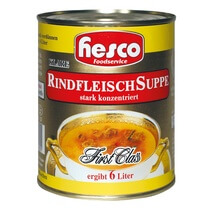 Rindfleischsuppe mit Einlage ODZ Konzentrat 1:6 850g Hesco