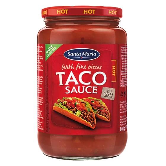 Taco Sauce Hot 800g Santa Maria