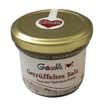 Fleur de Sel Salz mit Trüffelstücken (20% Trüffel) 100g