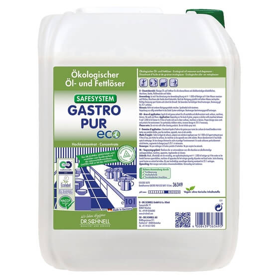 Gastro Pur Eco Öl-Fettlöser 10L Dr.Schnell