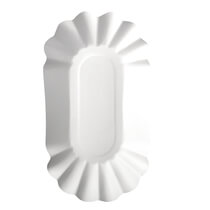 Schalen Pappe "pure" oval weiss 10,5x20x3,5cm 250St PapStar
