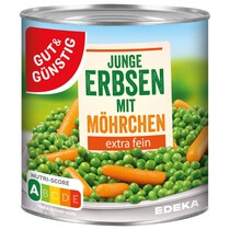Erbsen extra fein mit Möhren 800g G&G
