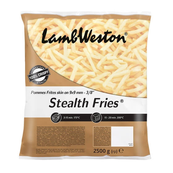 Stealth Fries Skin-On 9/9 TK 2,5Kg Lamb Weston