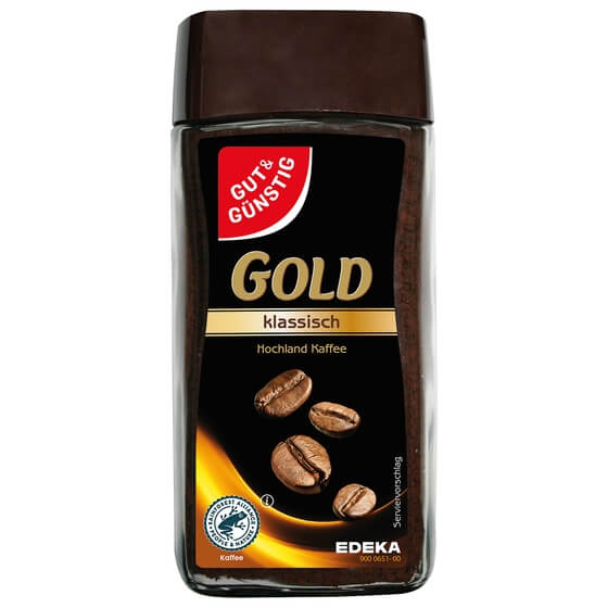 Löslicher Kaffee Gold 100g G&G