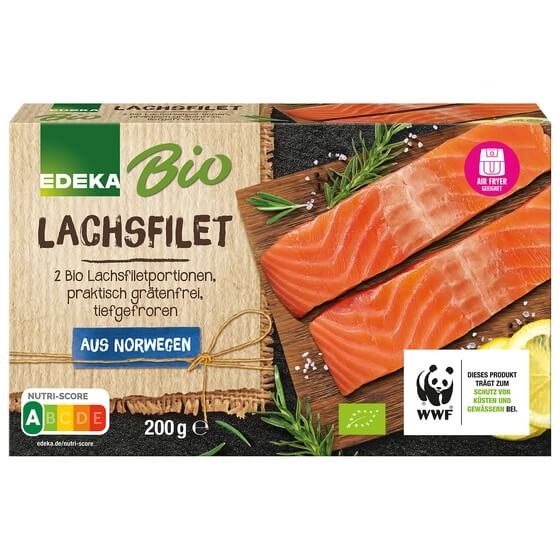 Bio Norwegisches Lachsfilet TK 2x100g EDEKA