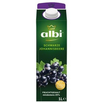 Johannisbeer Nektar schwarz 1l Albi