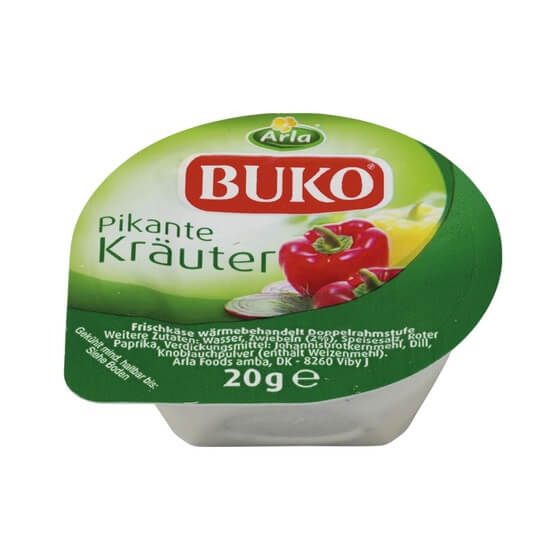 Frischkäse Kräuter 68% F.i.Tr. 48x20g Buko