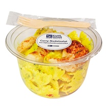 Curry Nudelsalat mit Hähnchen 250g Kühlmann