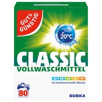 Vollwaschmittel Classic Pulver 5,2KG 80 Wäschen G&G