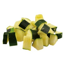 Zucchini Würfel 15mm 1kg Funken