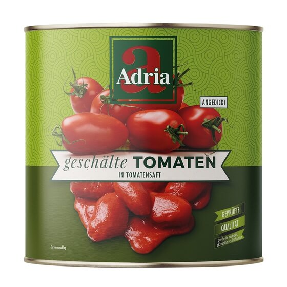 Tomaten geschält 2,5kg/1,5kg Adria