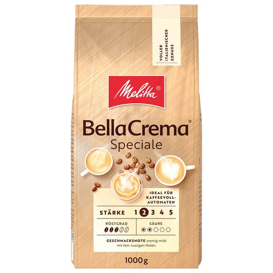 Kaffee Bella Crema Special ganze Bohne 1kg Melitta