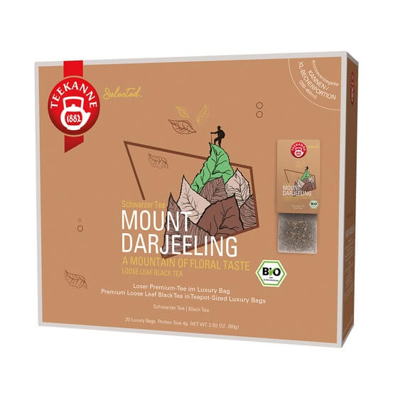 Tee Bio Luxury Bag Darjeeling 20er Teekanne