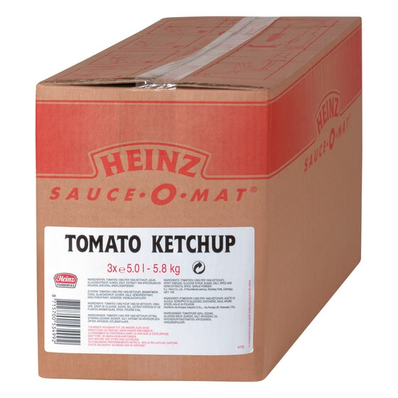 Tomatenketchup Dispenserware für Sauce-O-Mat 3x5l Heinz