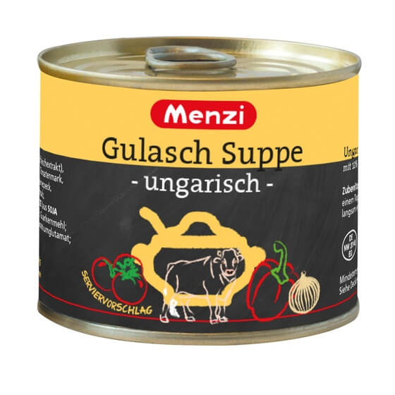 Ungarische Gulasch-Suppe tafelfertig 200ml Menzi