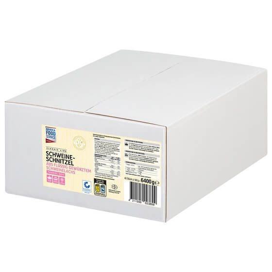 Schweine-Lachsschnitzel roh 40x160g EFS