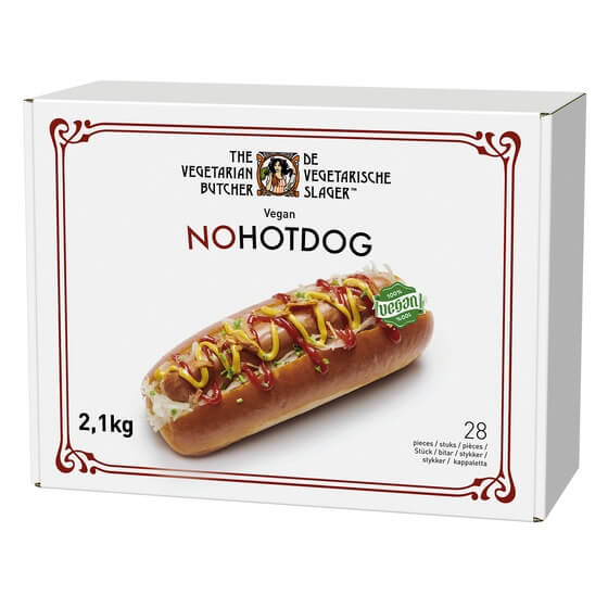 No Hot Dog vegane Wurst auf Soja-Basis 28x75g TVB