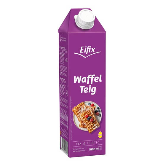 Waffelteig frisch 1kg Tetra Pak Eipro