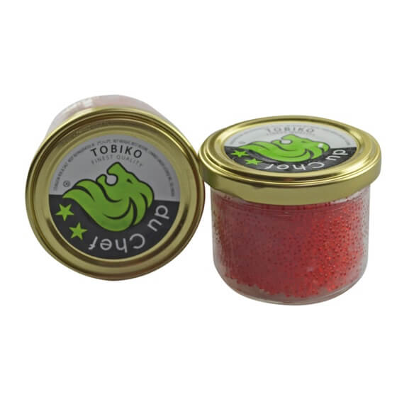 Tobiko Caviar rot 80g Vis van Wennekes
