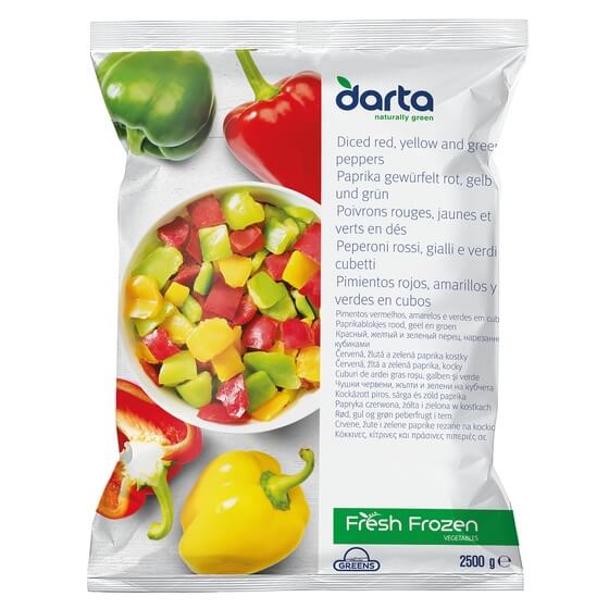 Darta Paprika-Würfel Ampel 2,5 KG