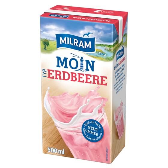 H-Erdbeer Drink 500ml 0,1% Moin Milram