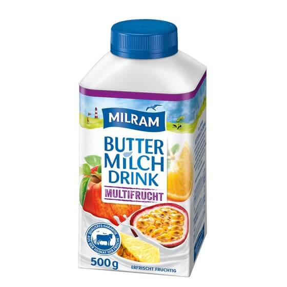 Buttermilch Drink Multifrucht 500g Milram