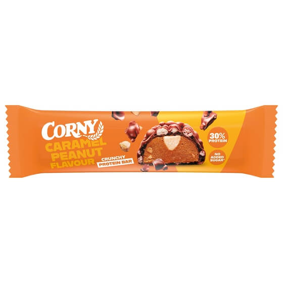 Protein Riegel Crunchy Erdnuss-Karamell 45g Corny