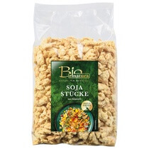 BIO Soja Stücke getrocknet für Gulasch 250g Rila Feinkost