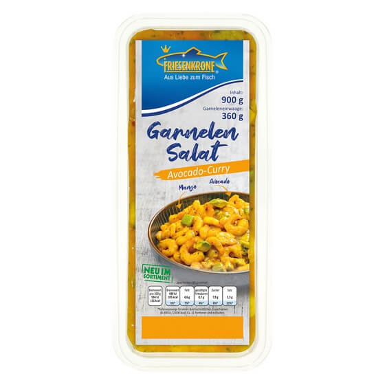 Garnelensalat Avocado&Curry 900g Friesenkrone