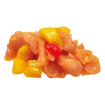 Hähnchenbrustgeschnetzeltes roh,gewürzt"Hawaii" ca.1kg