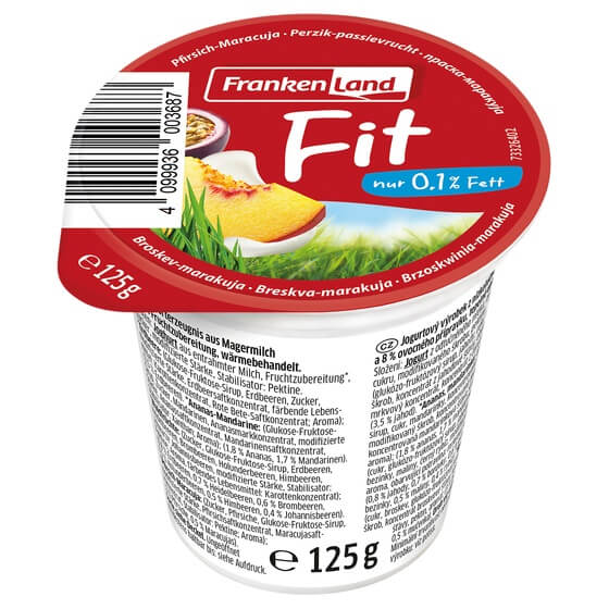 Frankenland H-Fit Frucht Joghurt 0,1% 20x125G