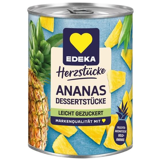 Ananas Stücke leicht gezuckert 567g Edeka
