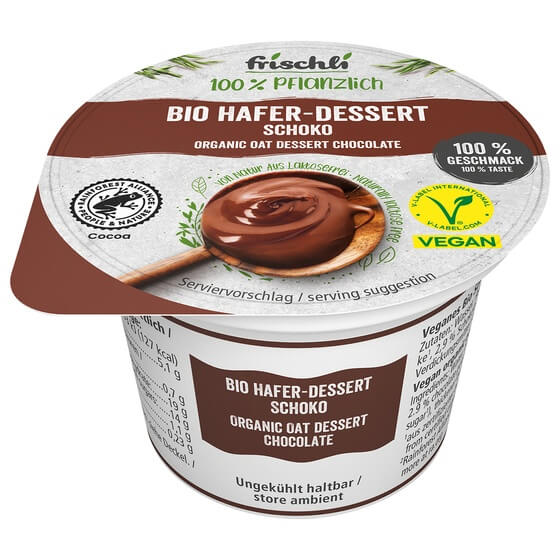 Hafermilch Dessert Schoko Bio 85g Frischli