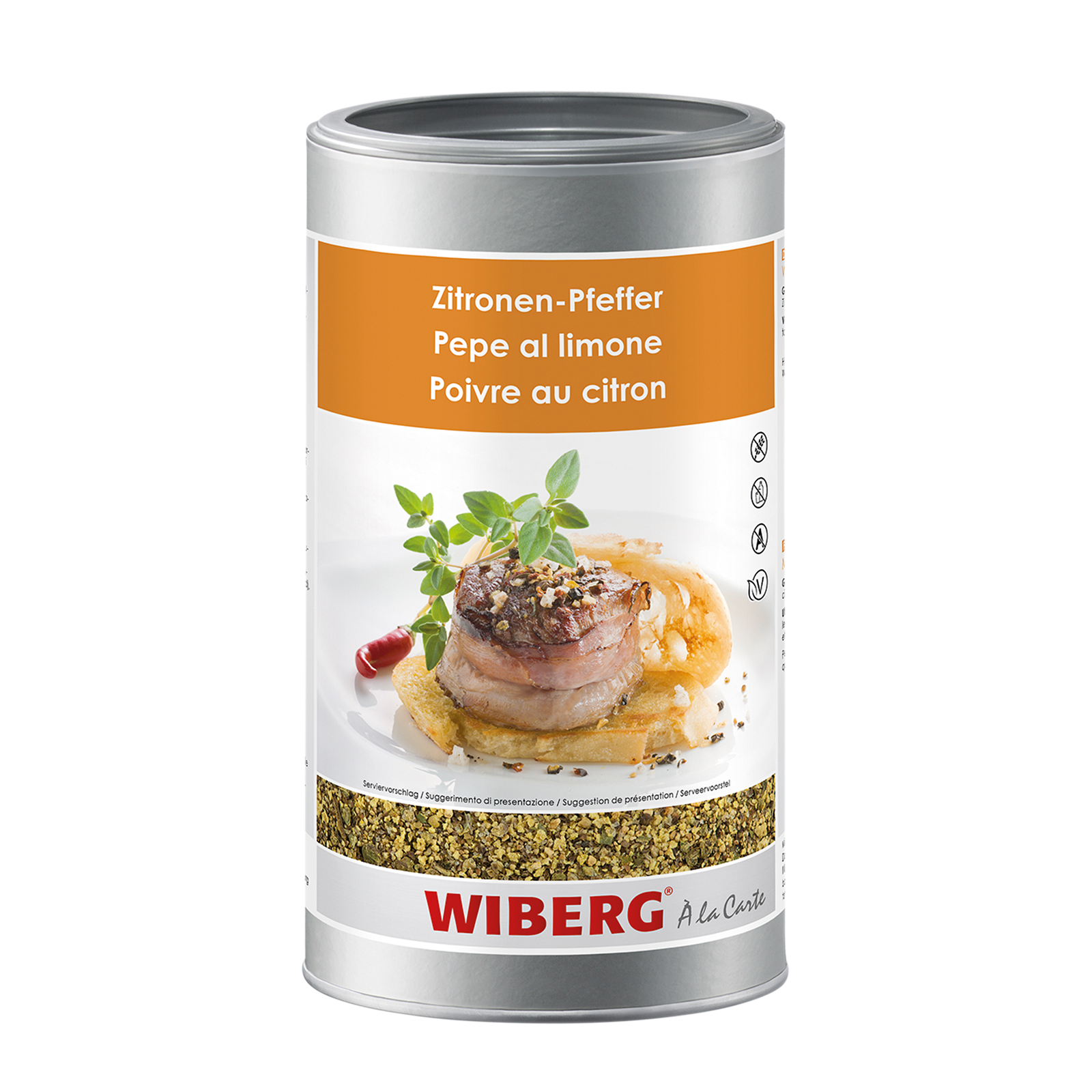 Zitronenpfeffer 750g Wiberg