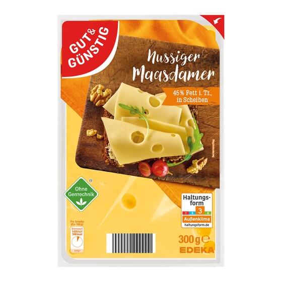 Maasdamer Scheiben 300G 45% G&G