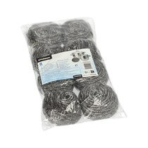 Spiraltopfreiniger Edelstahl 8 Stück Papstar