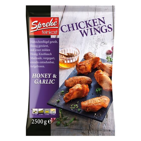 Chicken Wings Honey&Garlic 2500g Sprehe