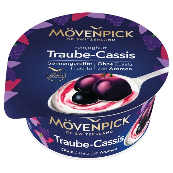 Mövenpick Joghurt Him/Mange/Vanille/Traube 150g