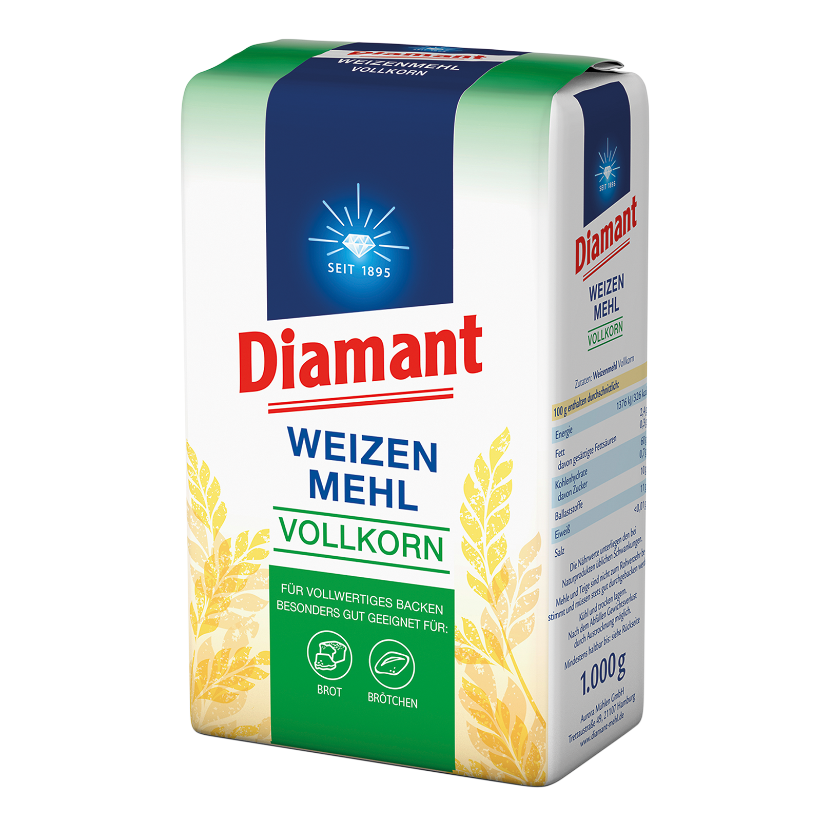 Weizenvollkornmehl 1kg Diamant