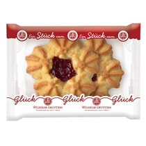 Kirsch-Rondjes Gebäck 60 Stück 2er Portionen 2,1kg Gruyters