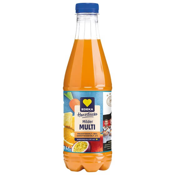 Multivitaminsaft Mild Einweg-Pfand 6x1 Liter Edeka