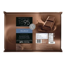 Kuvertüre Vollmilch 38% Kakao ODZ 2,5kg Weinrich