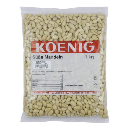 Mandeln Ganz geschält 1kg Koenig