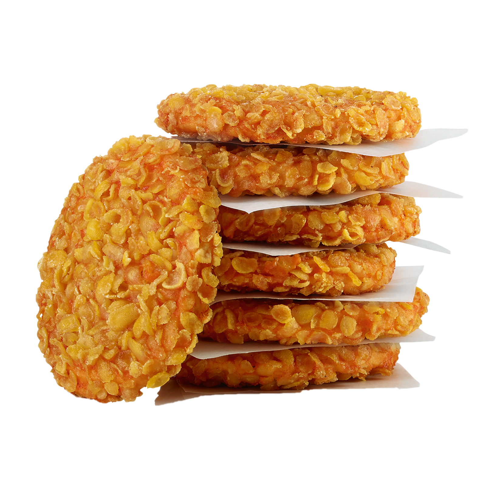 Crunchy Chicken Burger gewü/pan/geg 135g TK 1,5Kg 100x120mm